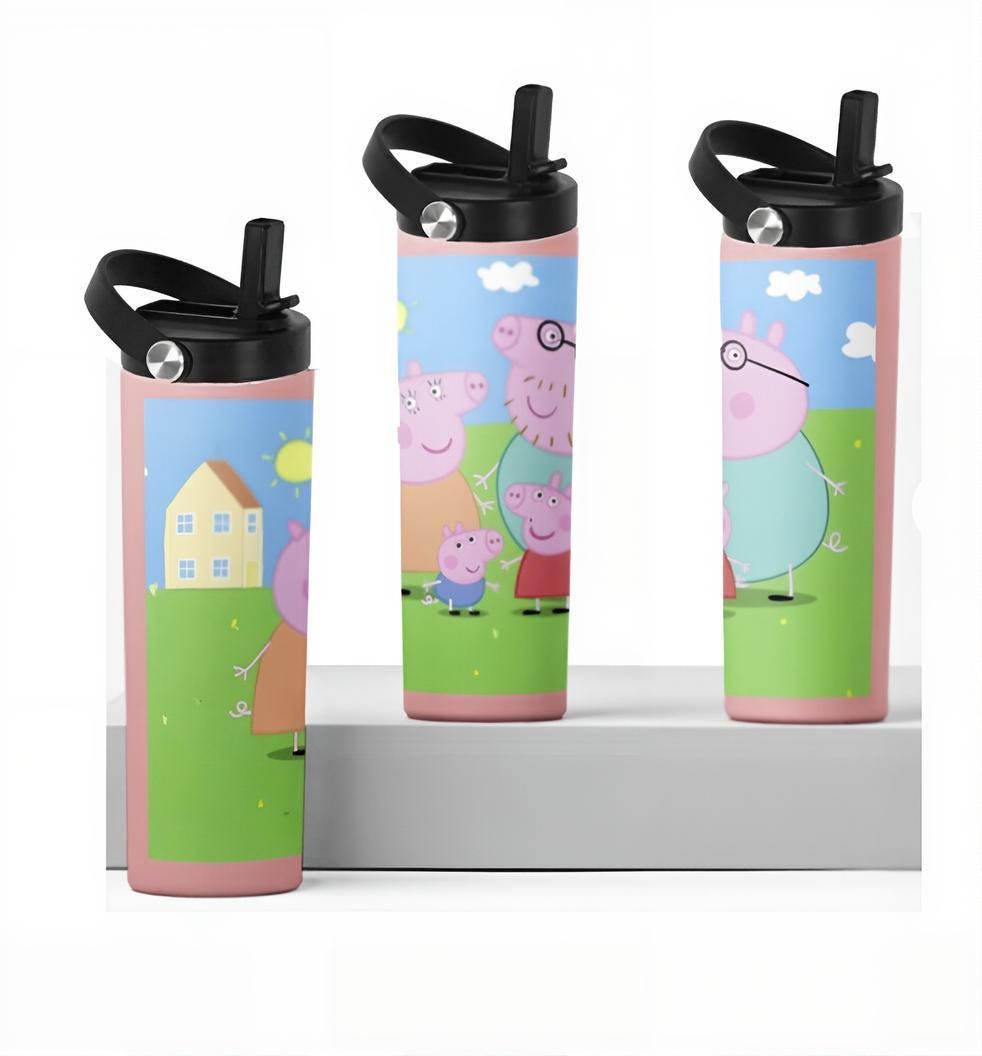 Peppa Pig 20 oz water bottle tumbler