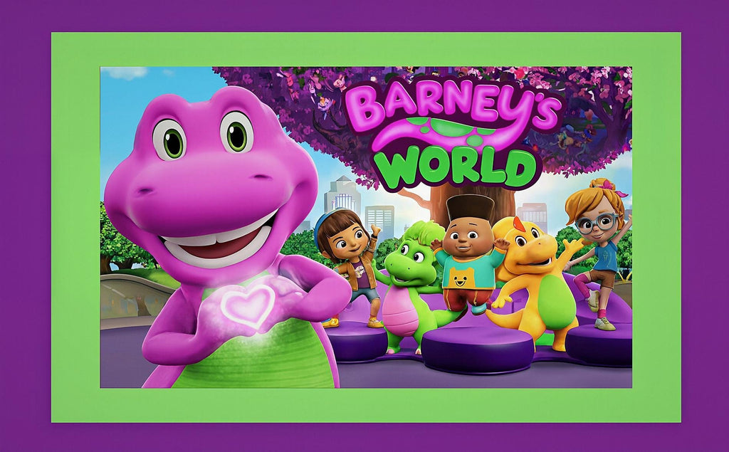 Barney's World 12 oz toddler sippy cup
