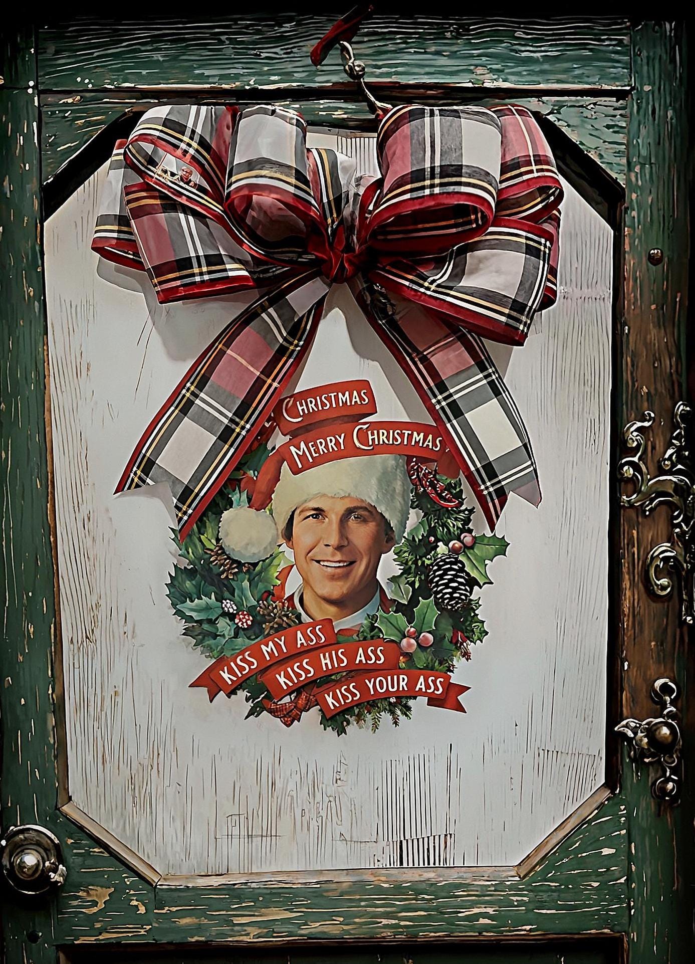 Griswold Merry Christmas door sign