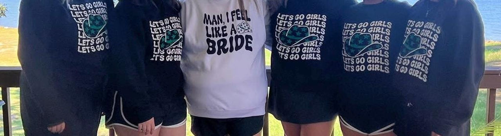 Man, I Feel Like a Bride – Funny Western Bachelorette Sweatshirt