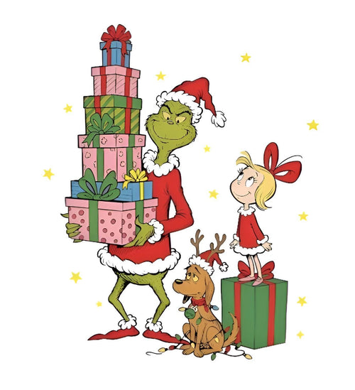 Adult Grinch Christmas T-Shirt – Cindy Lou Who & Max – Funny Holiday Tee